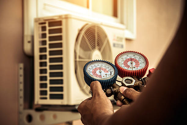 Professional Hvac technician working in Warren, NJ